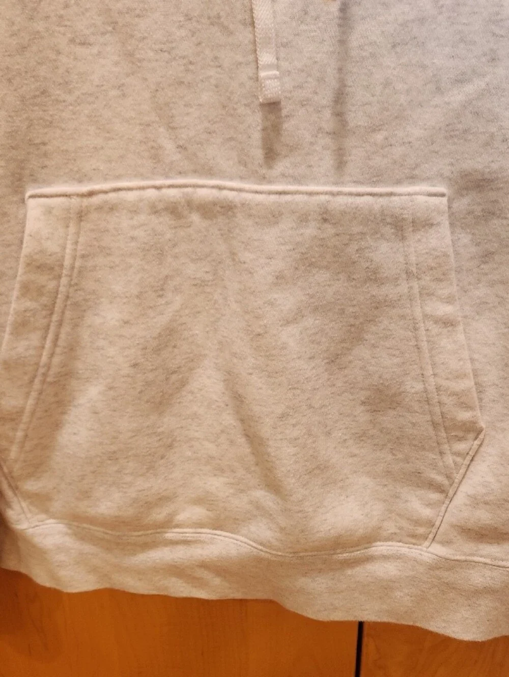 Nike Light Heather Gray Pullover Hoodie with Red Rose Embroidery